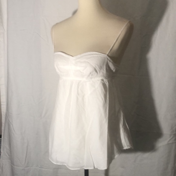 🌹J. Crew white sleeveless top Sz 6 - Picture 2 of 4